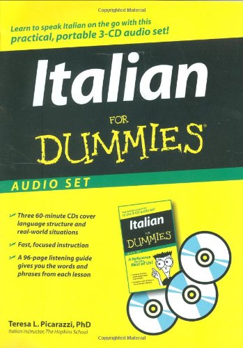 Italian for Dummies Audio Set   2007 9780470095867 Front Cover