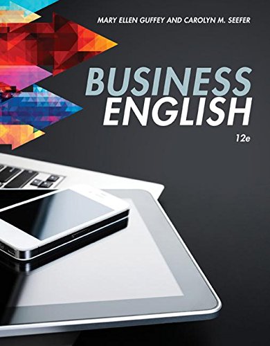 Business English:   2016 9781305499867 Front Cover