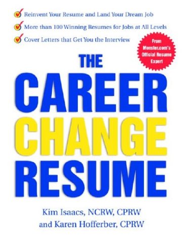 Career Change Resume   2003 9780071411868 Front Cover