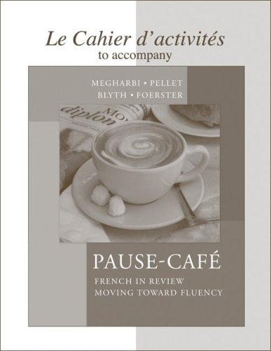 Pause-Cafï¿½   2009 9780072964868 Front Cover