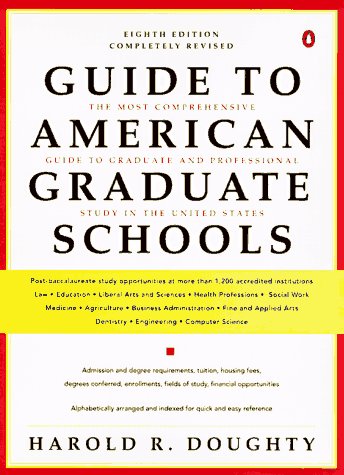 Guide to American Graduate Schools 2004-2005 Edition 8th 1997 (Revised) 9780140469868 Front Cover
