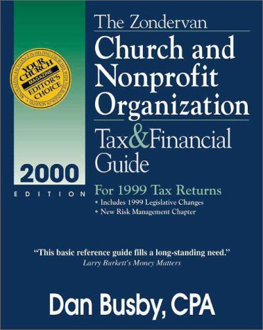 Zondervan 2000 Church and Nonprofit Organization Tax and Financial Guide N/A 9780310228868 Front Cover