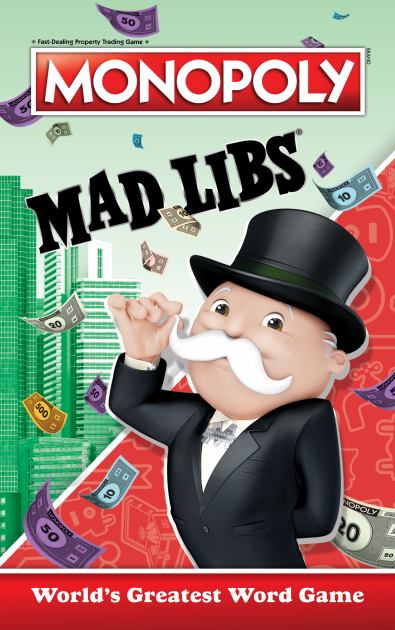 Monopoly Mad Libs World's Greatest Word Game N/A 9780593225868 Front Cover