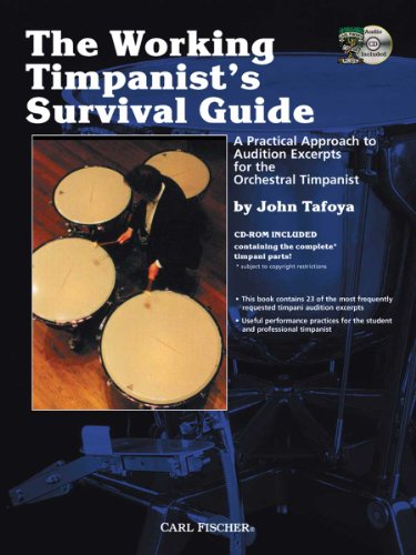 WORKING TIMPANIST'S SURVIVAL GUIDE W/CD 1st 2004 9780825850868 Front Cover