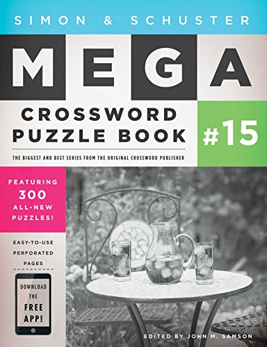 Simon and Schuster Mega Crossword Puzzle Book #15  N/A 9781501115868 Front Cover