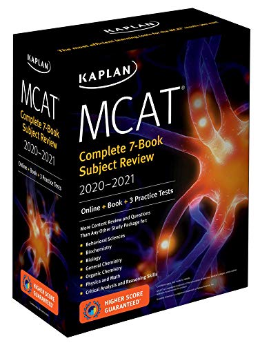 MCAT Complete 7-Book Subject Review 2020-2021 Online + Book + 3 Practice Tests N/A 9781506248868 Front Cover