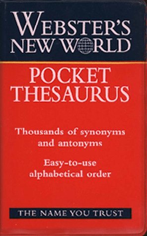 Webster's New World Pocket Thesaurus   1997 9780028618869 Front Cover