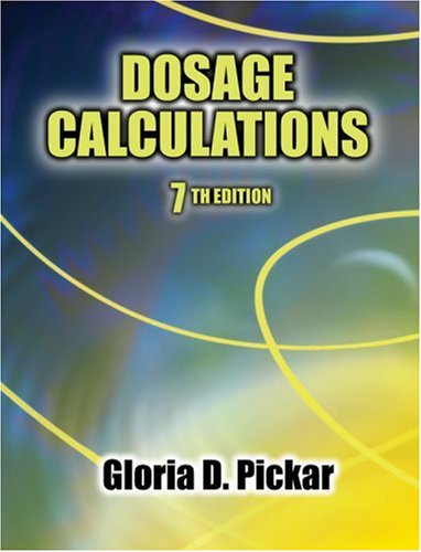 Dosage Calculations  7th 2004 (Revised) 9780766862869 Front Cover