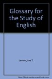 Glossary for the Study of English  1971 9780195013870 Front Cover