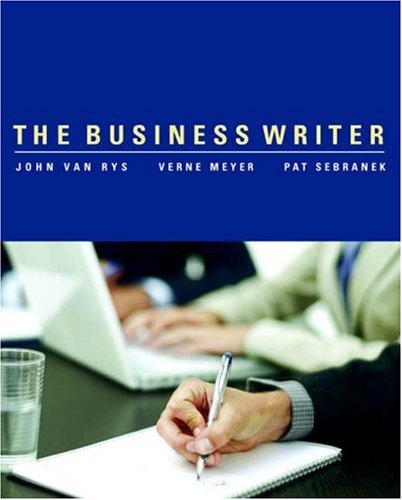 Business Writer   2006 9780618370870 Front Cover