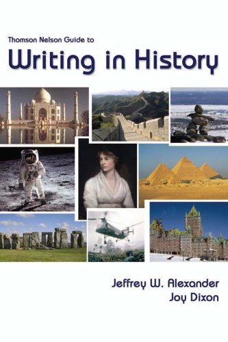 WRITING IN HISTORY >CANADIAN< 1st 9780176251871 Front Cover