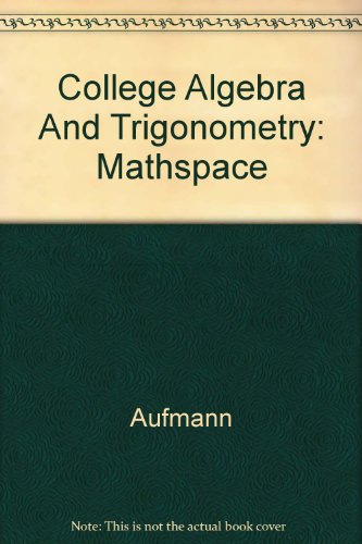 Algebra and Trigonometry  5th 2005 (Student Manual, Study Guide, etc.) 9780618386871 Front Cover