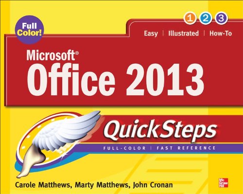 Microsoftï¿½ Office 2013 QuickSteps  3rd 2013 9780071805872 Front Cover