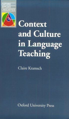 Context and Culture in Language Teaching   1993 9780194371872 Front Cover