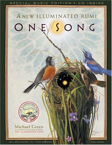 One Song A New Illuminated Rumi  2005 9780762420872 Front Cover