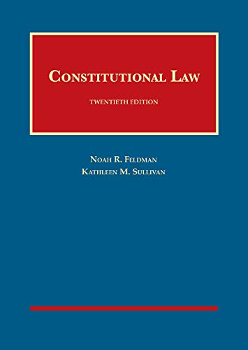 CONSTITUTIONAL LAW                      N/A 9781683287872 Front Cover