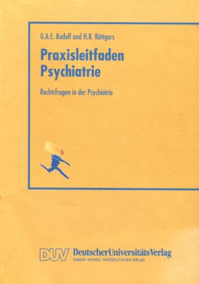 Rechtsfragen in der Psychiatrie   1997 9783824420872 Front Cover