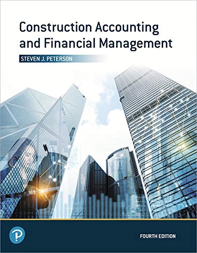 Construction Accounting and Financial Management  4th 2020 9780135232873 Front Cover