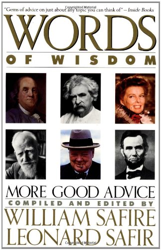 Words of Wisdom   1990 9780671695873 Front Cover