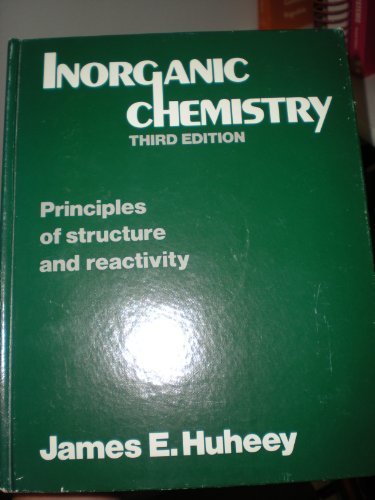Inorganic Chemistry 3rd 1983 9780060429874 Front Cover