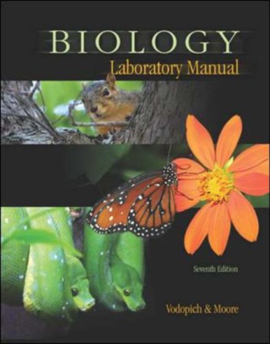 Biology Laboratory Manual  7th 2005 (Revised) 9780072552874 Front Cover
