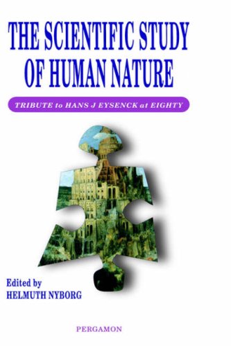 Scientific Study of Human Nature Tribute to Hans J. Eysenck at Eighty  1997 9780080427874 Front Cover