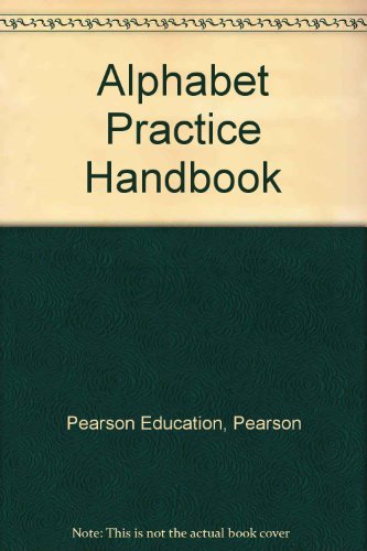 Alphabet Practice Handbook   2003 9780131840874 Front Cover