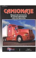 Camionaje Manual del Camionero de Tractor-Remolques Libro de Ejercicios  1997 (Workbook) 9780892624874 Front Cover
