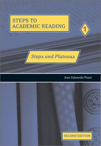 Steps to Academic Reading Steps and Plateaus 2nd 2002 9780030339875 Front Cover
