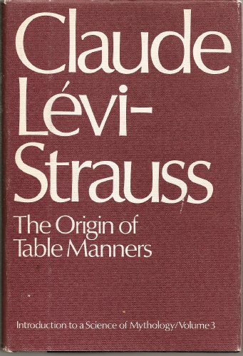 Origin of Table Manners  N/A 9780060125875 Front Cover