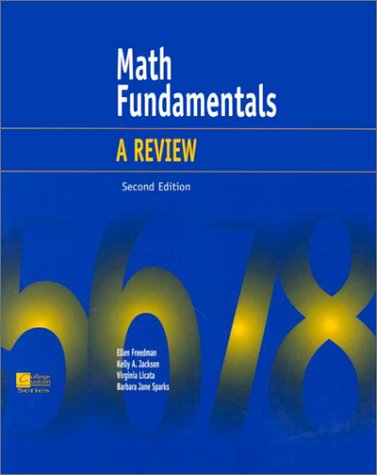 Math Fundamentals 2nd 2000 9780072386875 Front Cover