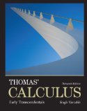 Thomas' Calculus Early Transcendentals, Single Variable Plus MyMathLab with Pearson EText -- Access Card Package 13th 2014 9780321952875 Front Cover