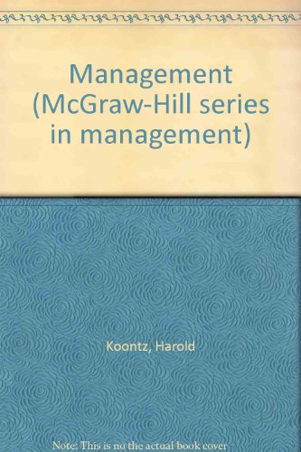 Management 8th 1984 9780070354876 Front Cover