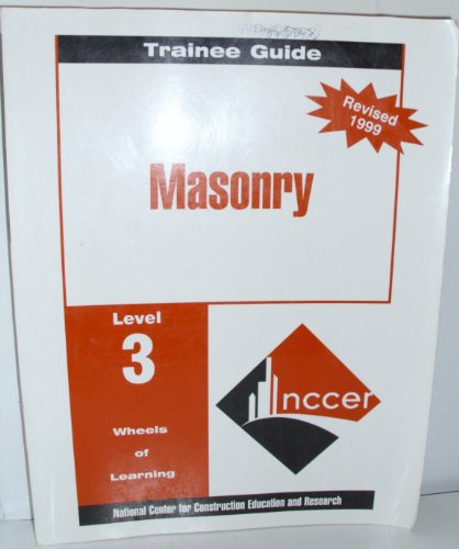 Masonry Trainee Guide  1999 9780130179876 Front Cover
