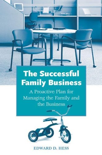 Successful Family Business A Proactive Plan for Managing the Family and the Business  2006 9780275988876 Front Cover