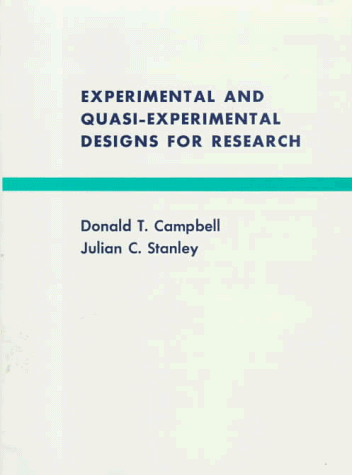 Experimental and Quasi-Experimental Designs for Research   1966 9780395307878 Front Cover