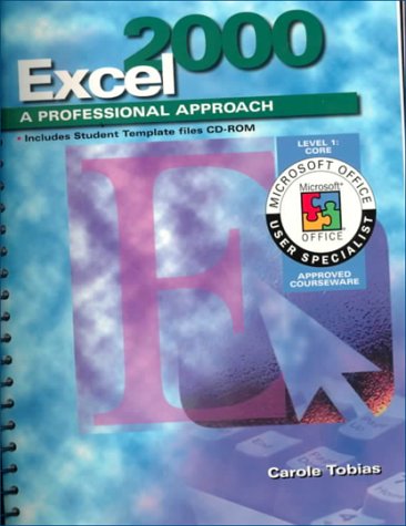 Excel 2000 Core  2000 (Student Manual, Study Guide, etc.) 9780028055879 Front Cover