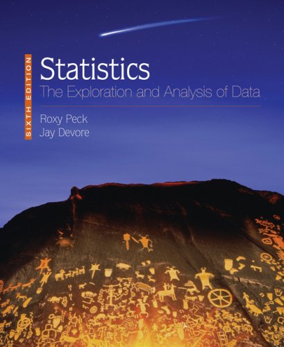 Statistics The Exploration and Analysis of Data 6th 2008 9780495390879 Front Cover