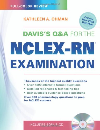 Davis's Q&amp;a for the NCLEX-RNÂ® Examination   2010 9780803621879 Front Cover