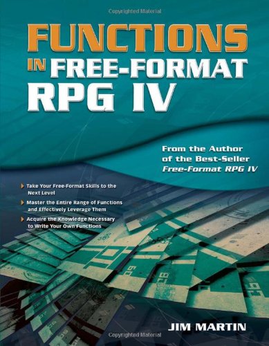 Functions in Free-Format RPG IV   2018 9781583470879 Front Cover