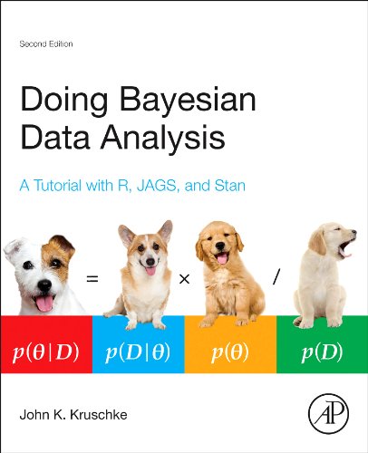 Doing Bayesian Data Analysis A Tutorial with R, JAGS, and Stan 2nd 2015 9780124058880 Front Cover