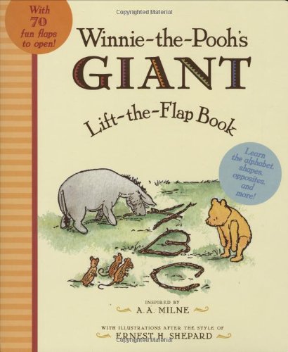 Winnie the Pooh's Giant Lift The-Flap   1997 9780525420880 Front Cover