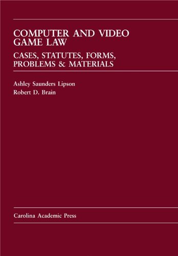 Computer and Video Game Law Cases and Materials  2008 9781594604881 Front Cover