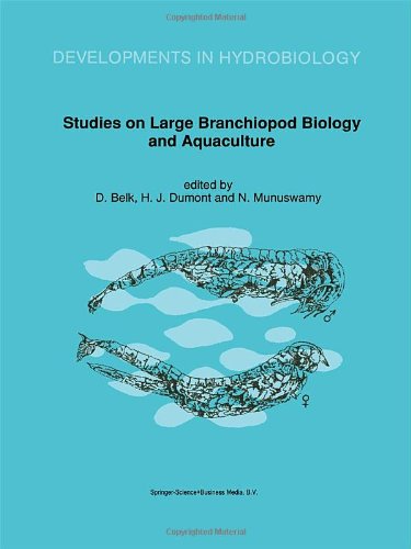 Studies on Large Branchiopod Biology and Aquaculture:   2012 9789401054881 Front Cover