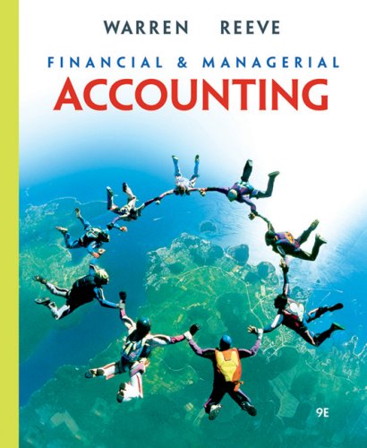 Financial and Managerial Accounting  9th 2007 9780324401882 Front Cover