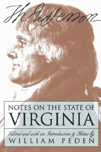 Notes on the State of Virginia  2nd 1996 9780807845882 Front Cover