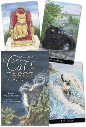 Mystical Cats Tarot  N/A 9780738733883 Front Cover