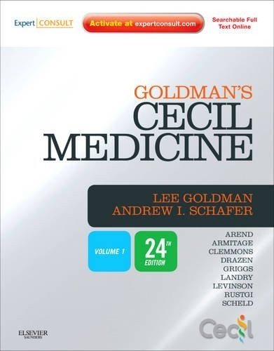 Goldman's Cecil Medicine Expert Consult Premium Edition -- Enhanced Online Features and Print, Two Volume Set 24th 2012 9781437727883 Front Cover