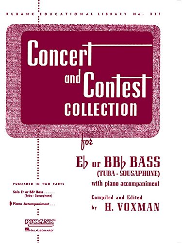 Concert and Contest Collection for Bass/Tuba (B. C. ) Piano Accompaniment N/A 9781495019883 Front Cover