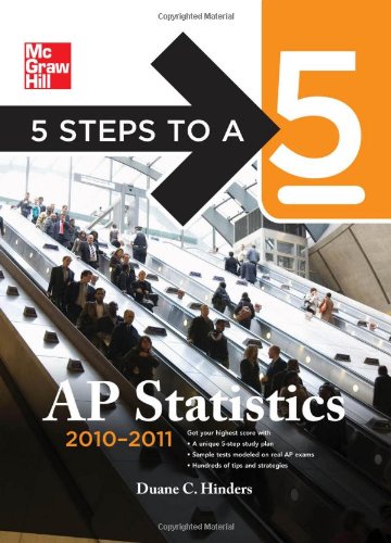5 Steps to a 5 AP Statistics, 2010-2011 Edition  3rd 2010 9780071621885 Front Cover